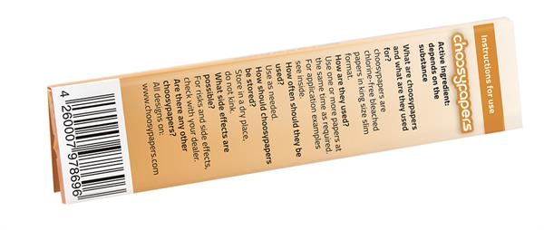 Choosypapers King Size Slim Zigarettenpapier Antidepressant